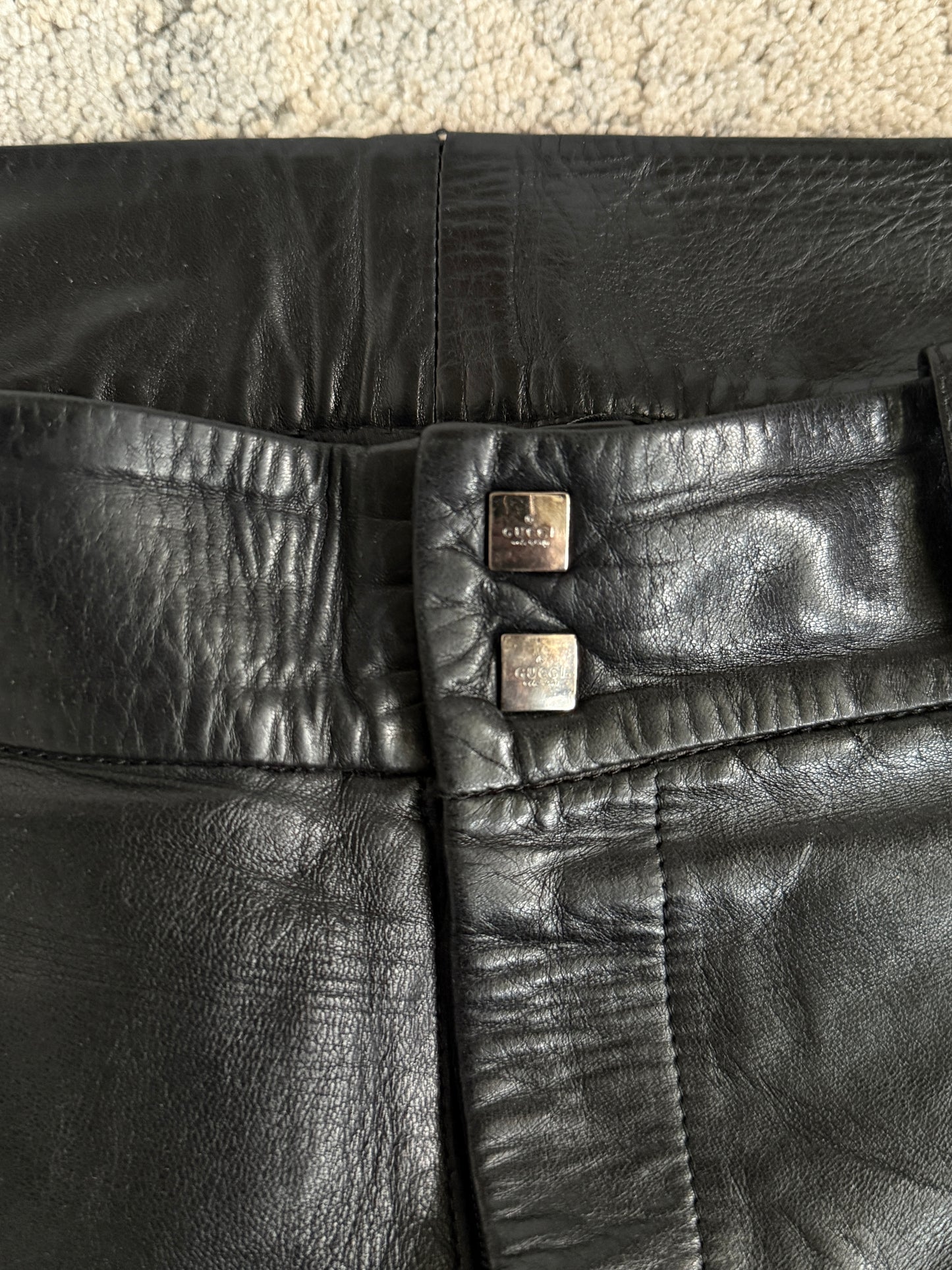 Gucci 2000’s leather pants