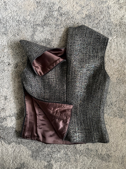 Miu Miu FW1998 wool iridescent top