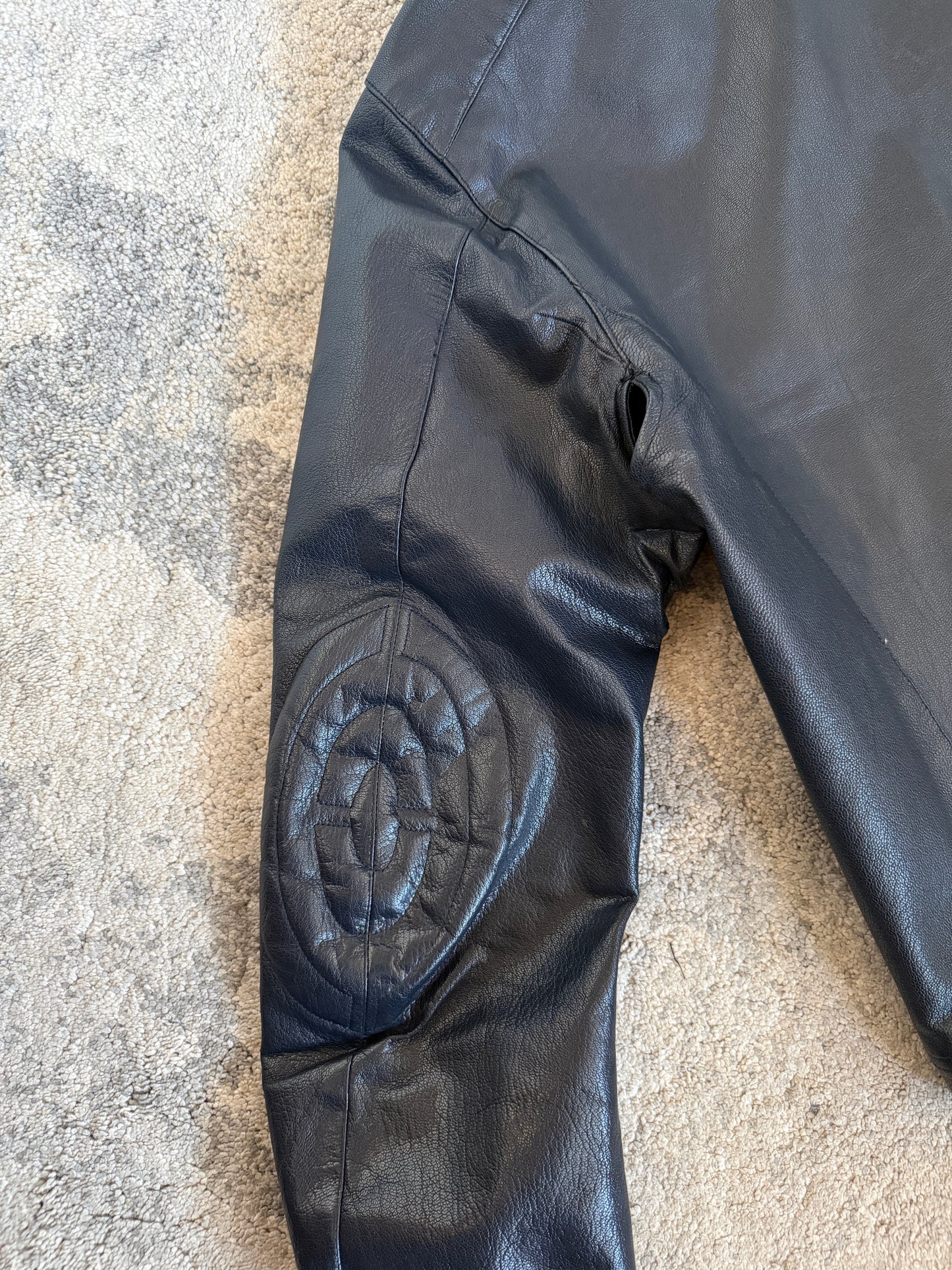 Prada 1999 leather motorcycle jacket