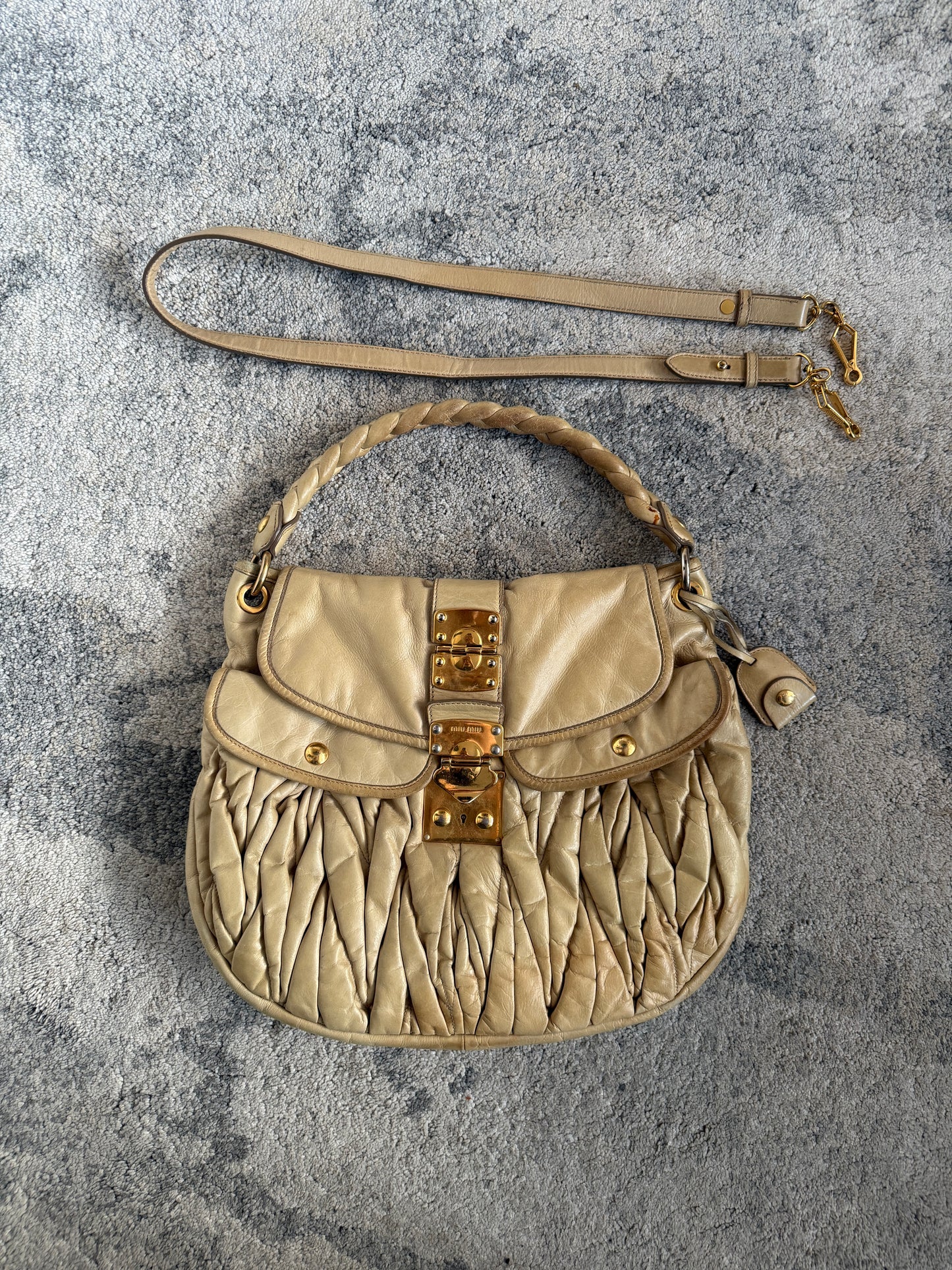 Miu Miu 2000’s leather coffer bag