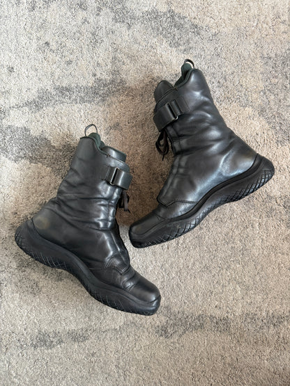 Prada FW1999 leather combat boots