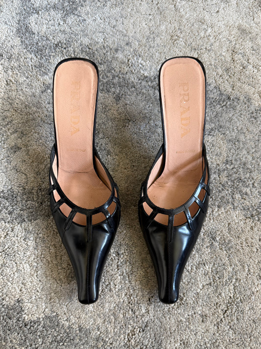 Prada 2000’s leather mules