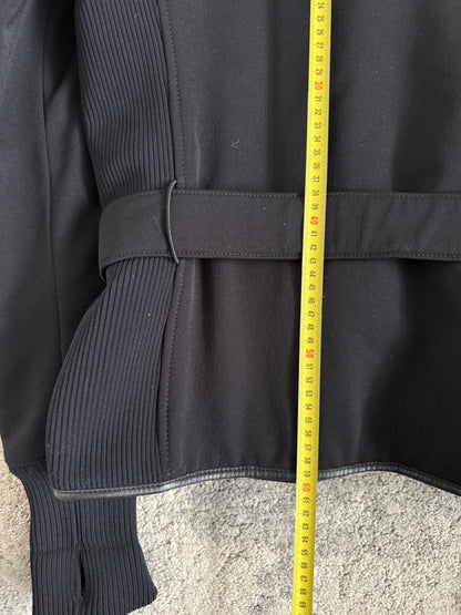 Prada FW2000 nylon with removable fur collar