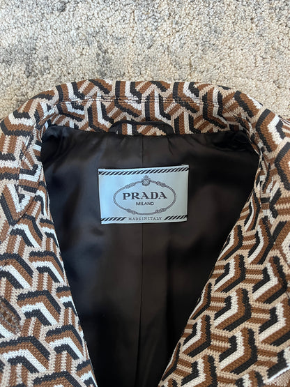 Prada FW2018 jacquard jacket