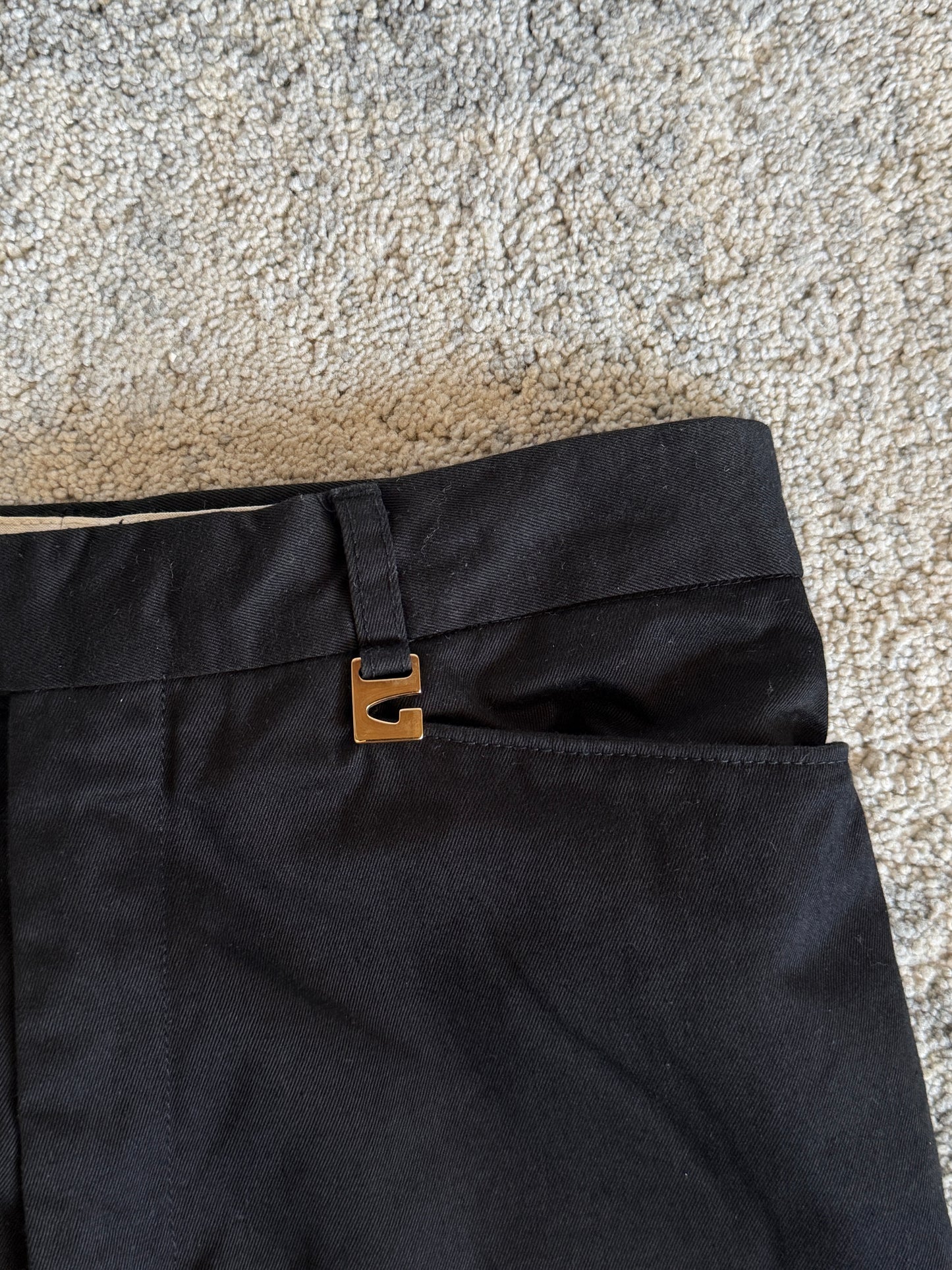 Gucci 1997 cotton flared pants by Tom Ford