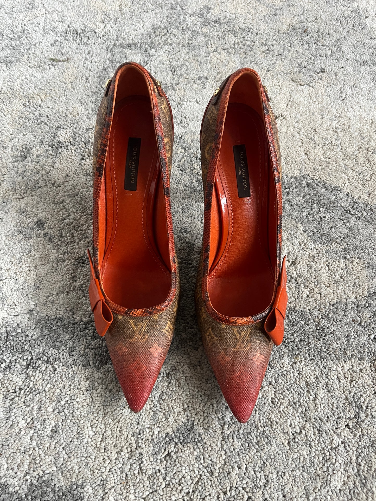 Louis Vuitton SS2008 Richard Prince monogram heels