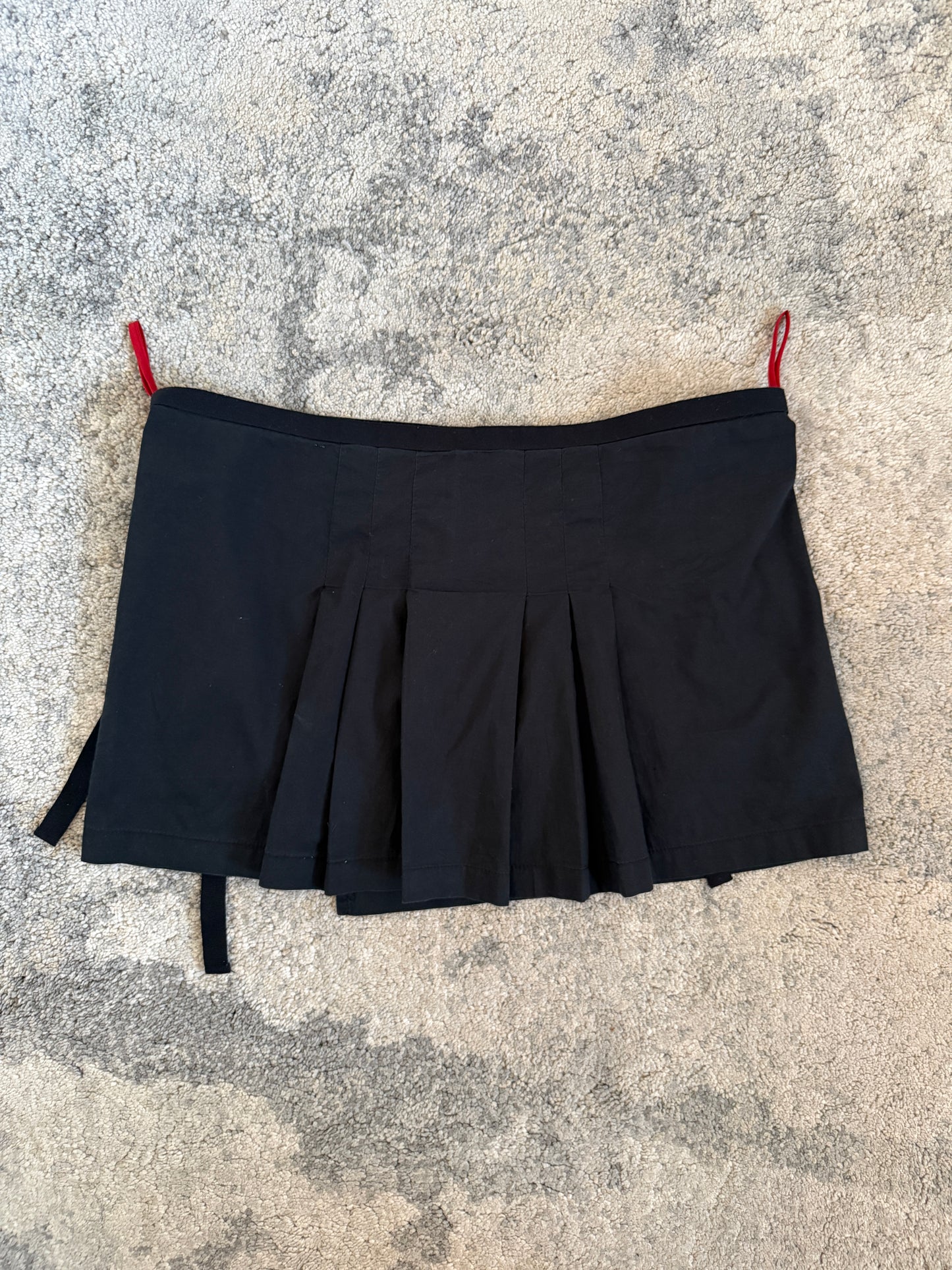Prada 2000’s cotton wallet mini skirt