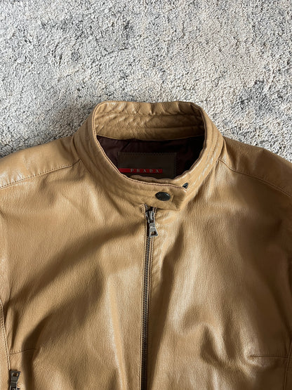 Prada SS2000 motorcycle leather jacket