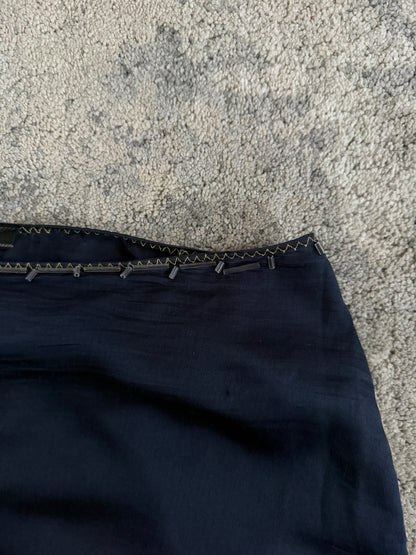 Prada SS1997 silk skirt