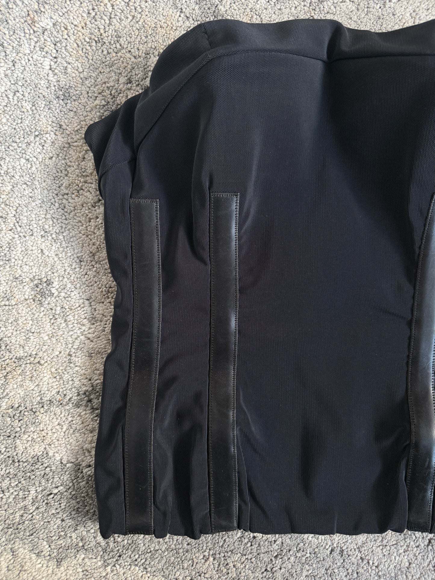 Gucci SS2001 mesh & leather corset by Tom Ford