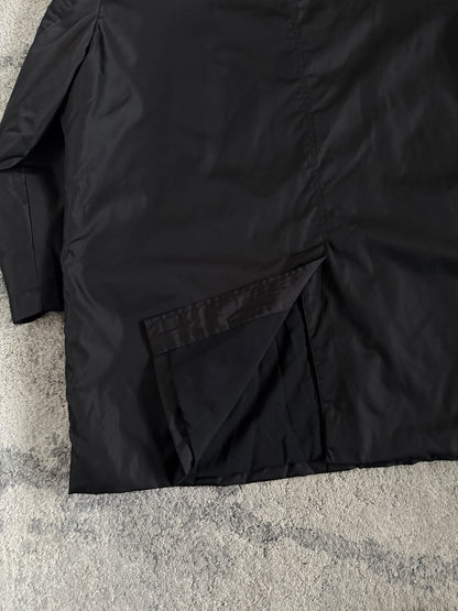 Prada 1998 nylon mid length trench