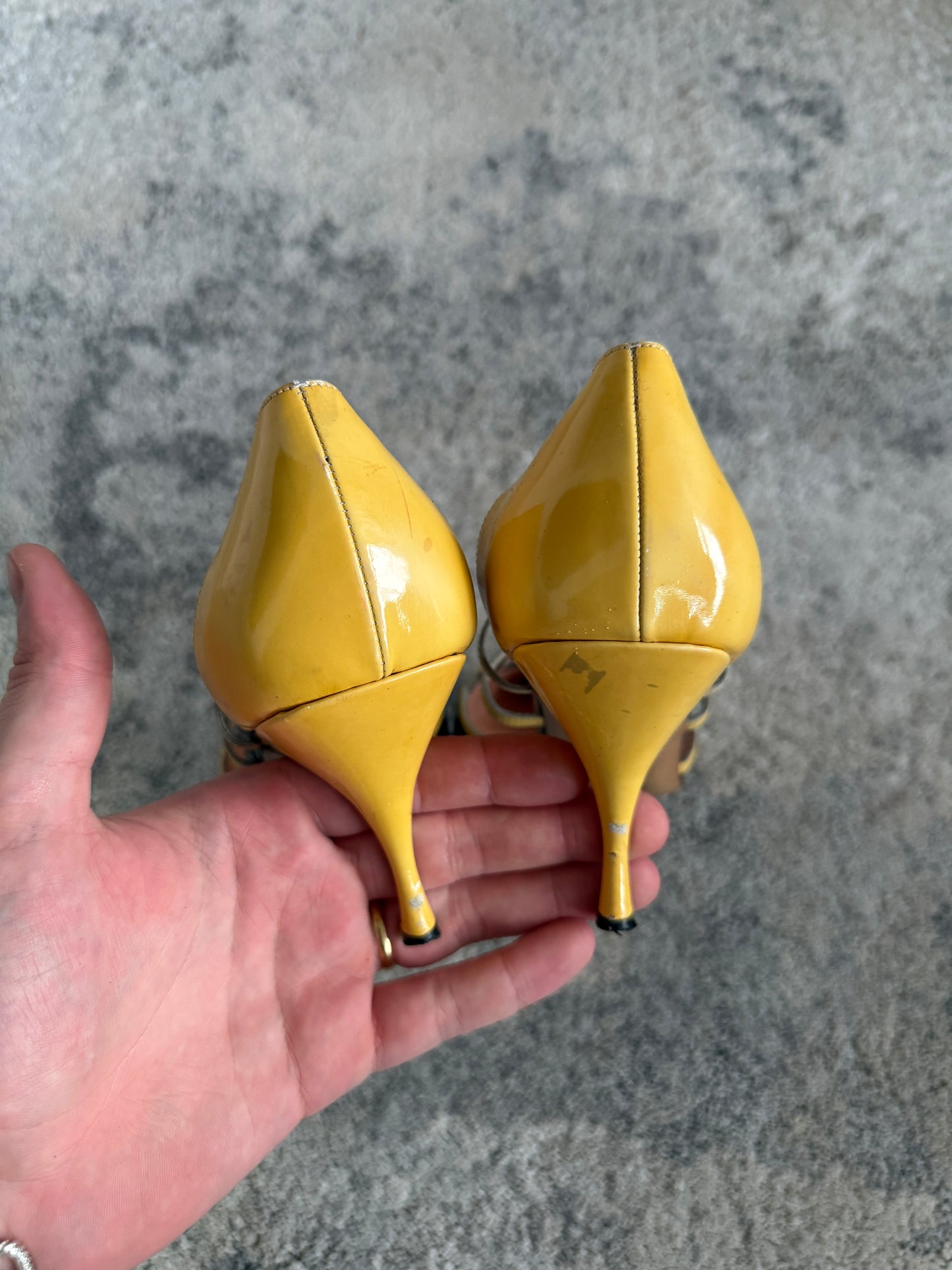 Prada 1990’s patent leather heels