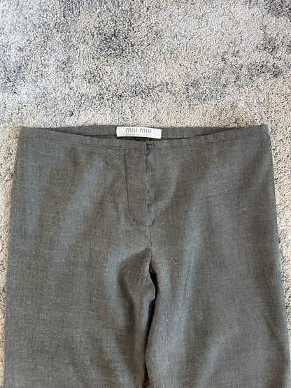 Miu Miu 1990’s low waist cotton pants