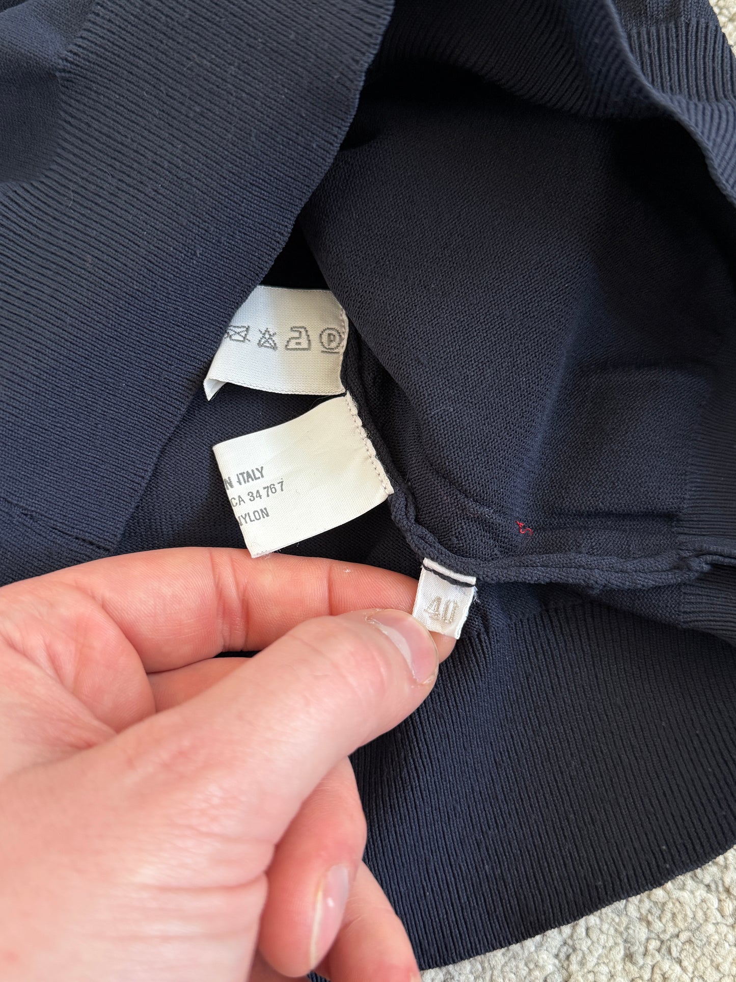 Miu Miu 1990’s nylon turtleneck