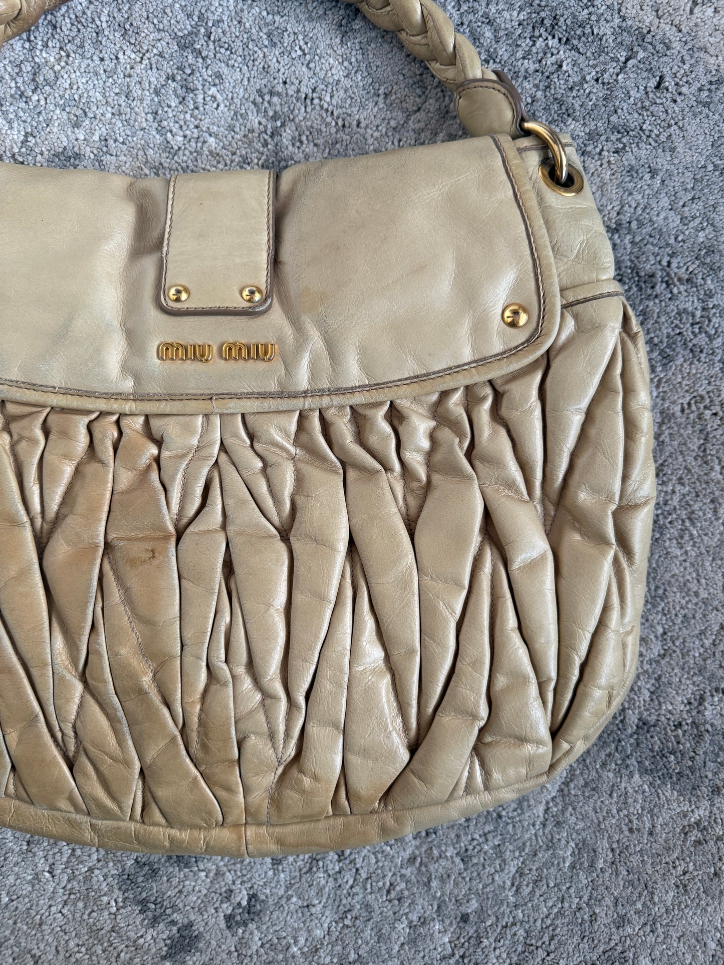 Miu Miu 2000’s leather coffer bag