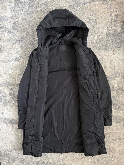 Prada FW1999 leather strap padded coat