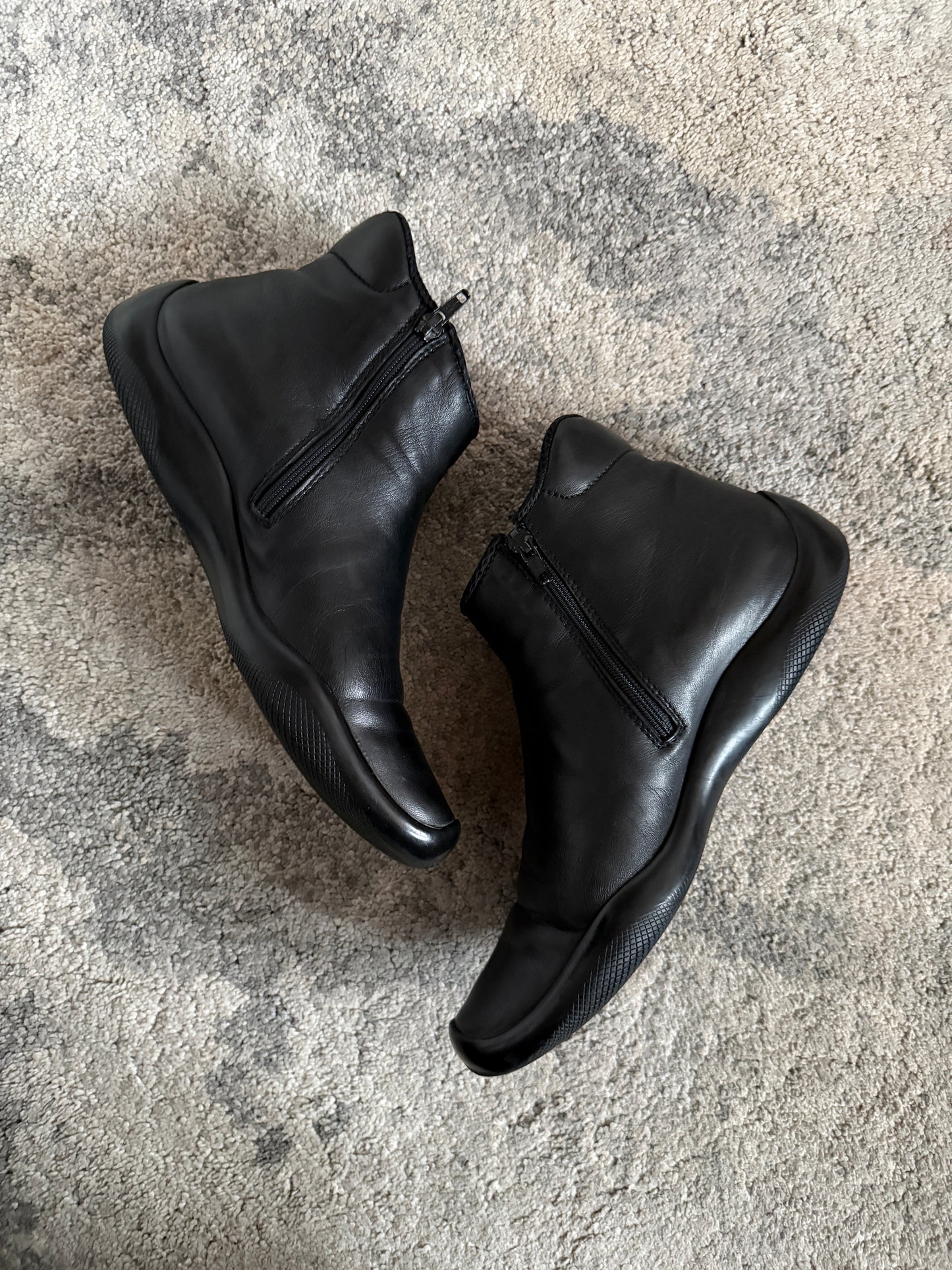 Prada SS1999 leather mid trainers