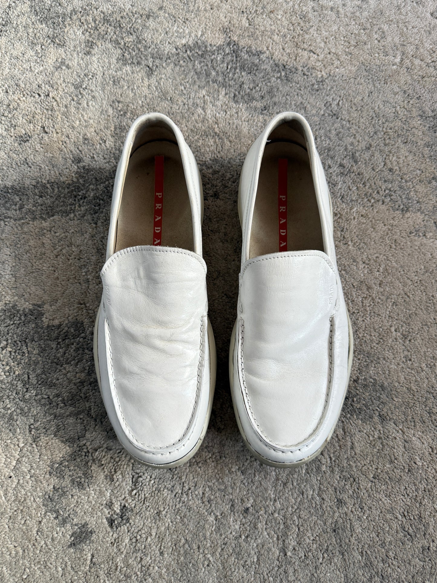 Prada 1999 leather loafers