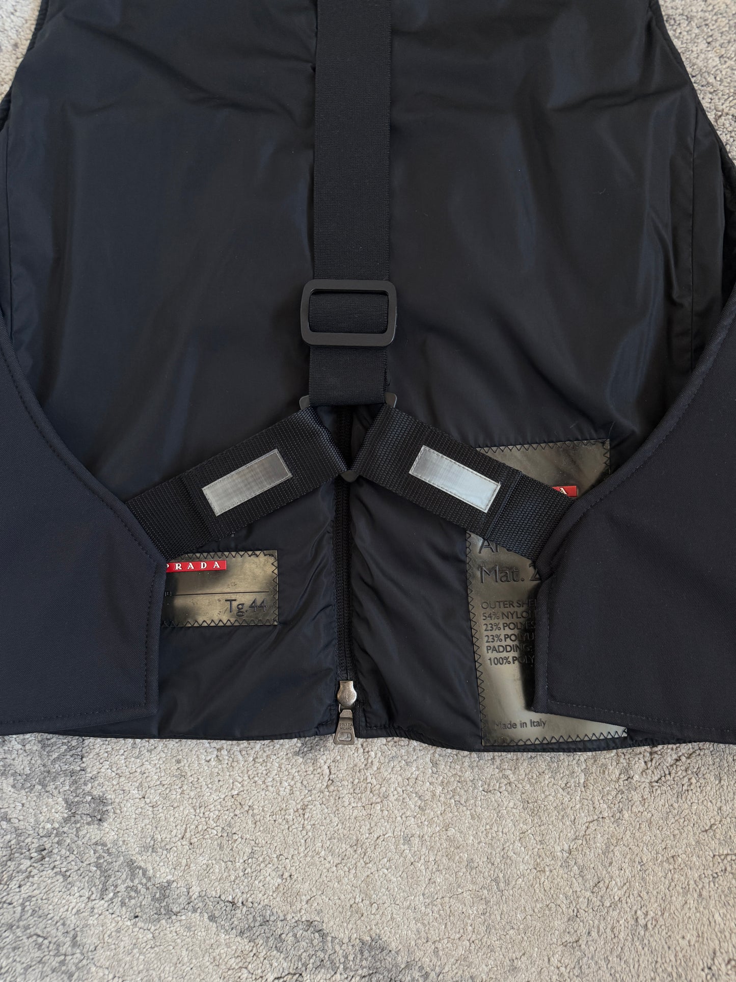 Prada FW1999 ninja hood nylon  vest