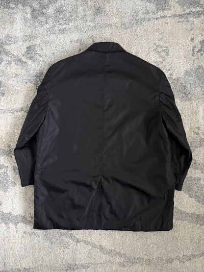 Prada 1998 nylon mid length trench