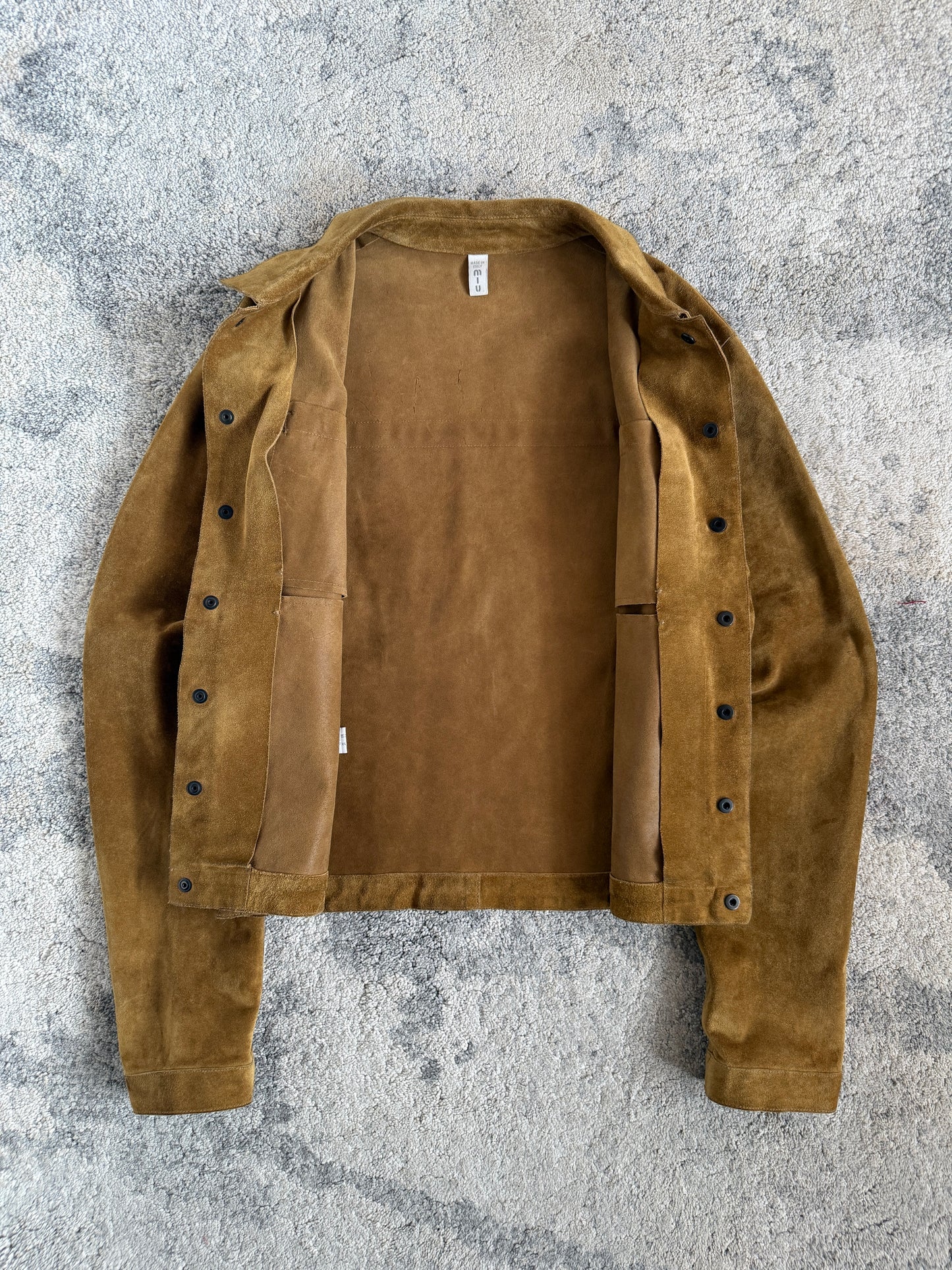 Miu Miu SS1999 suede leather jacket