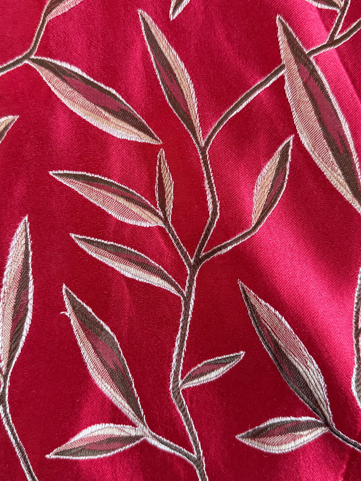 Prada SS1997 jacquard silk skirt