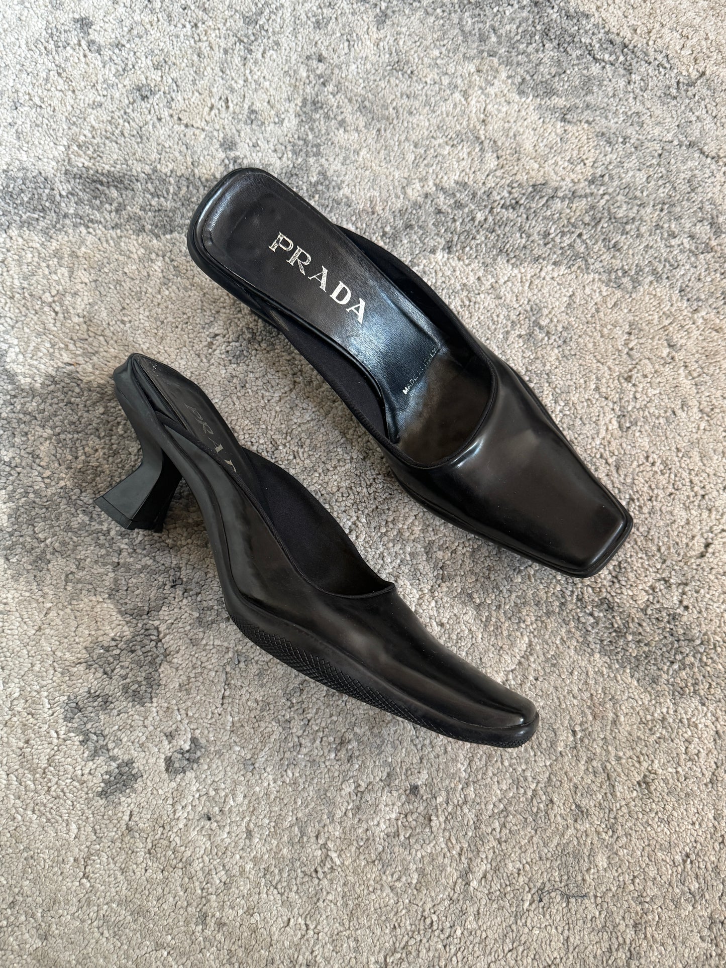 Prada FW1999 leather mules