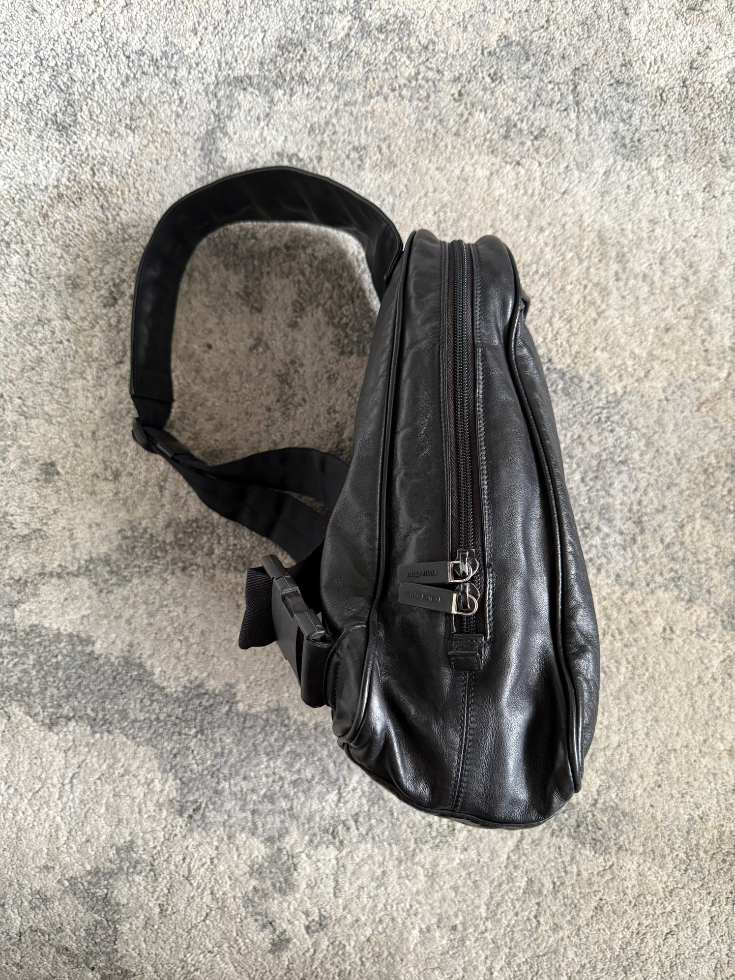 Miu Miu 1999 leather sling bag