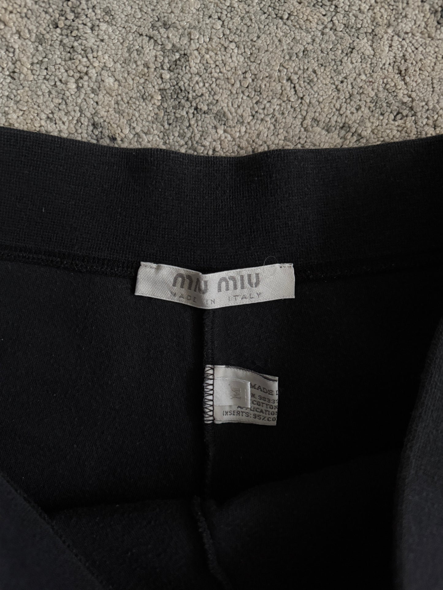 Miu Miu SS1999 Cotton mini short