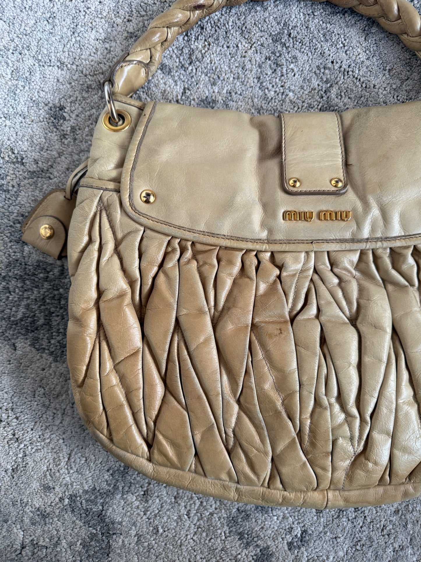 Miu Miu 2000’s leather coffer bag