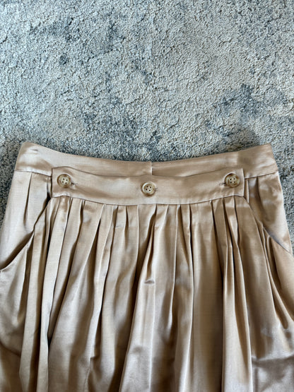 Chloé FW2005 silk & wool skirt