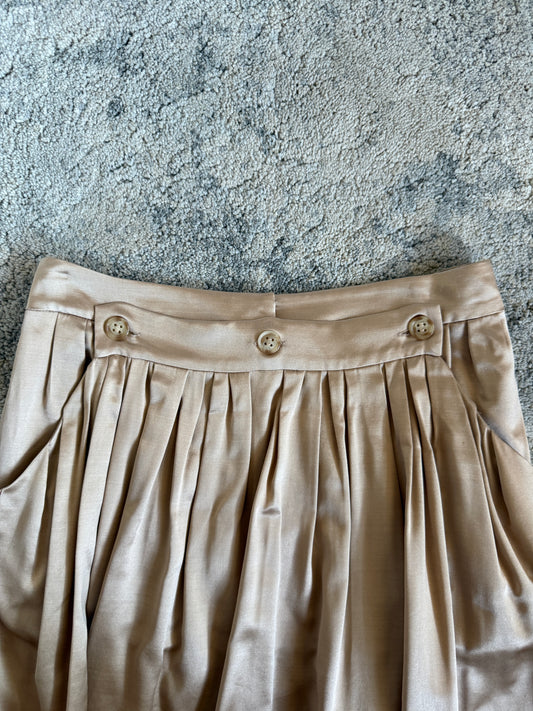 Chloé FW2005 silk & wool skirt