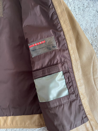 Prada SS2000 motorcycle leather jacket