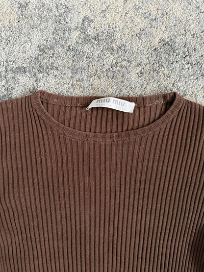 Miu Miu 1990’s cotton knit longsleeve
