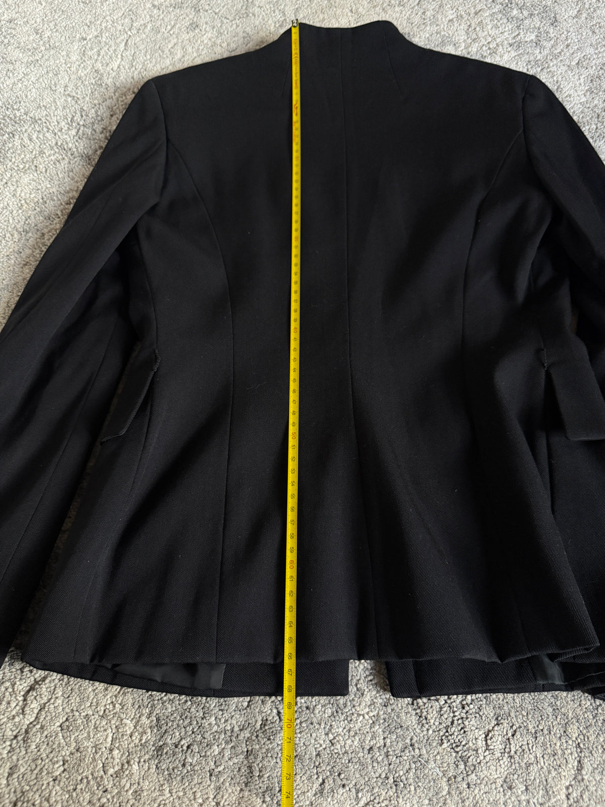 Gucci FW1999 asymetric wool jacket by Tom Ford