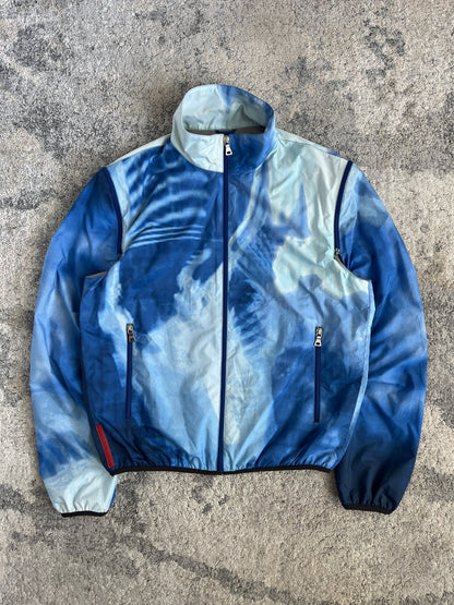 Prada SS2000 nylon print convertible jacket