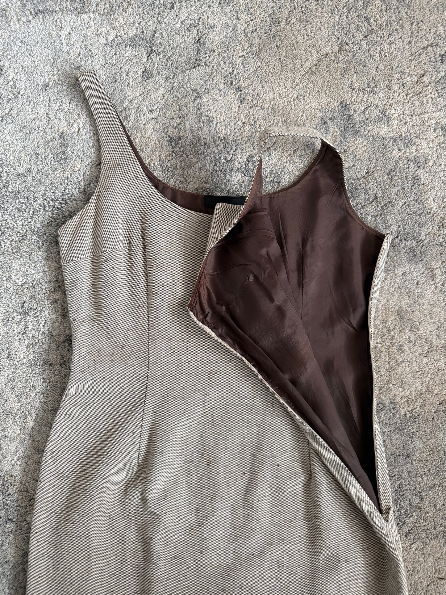 Prada SS1999 linen & cotton dress