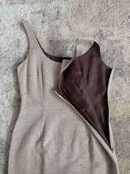 Prada SS1999 linen & cotton dress