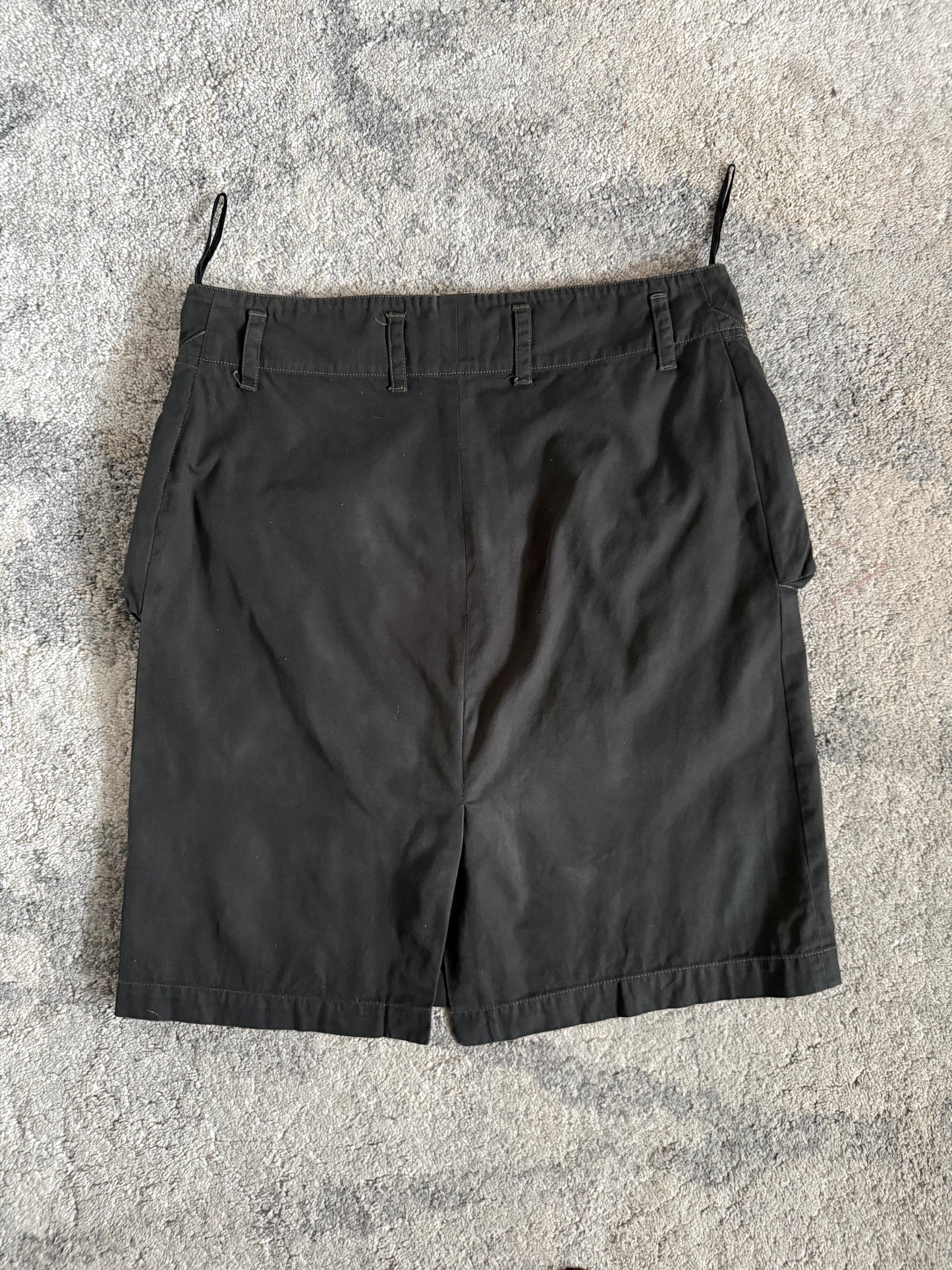 Miu Miu SS2001 pockets cotton skirt
