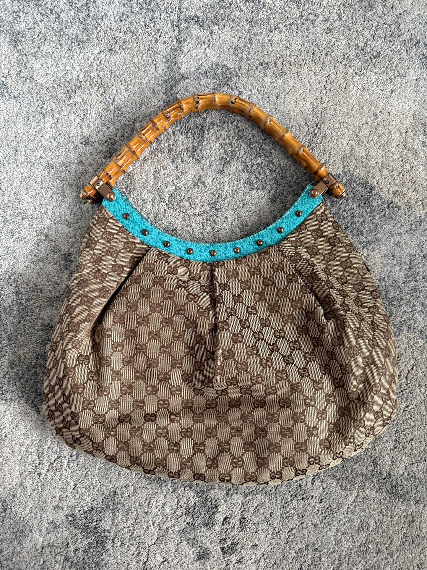 Gucci 2000’s monogram with bamboo handle