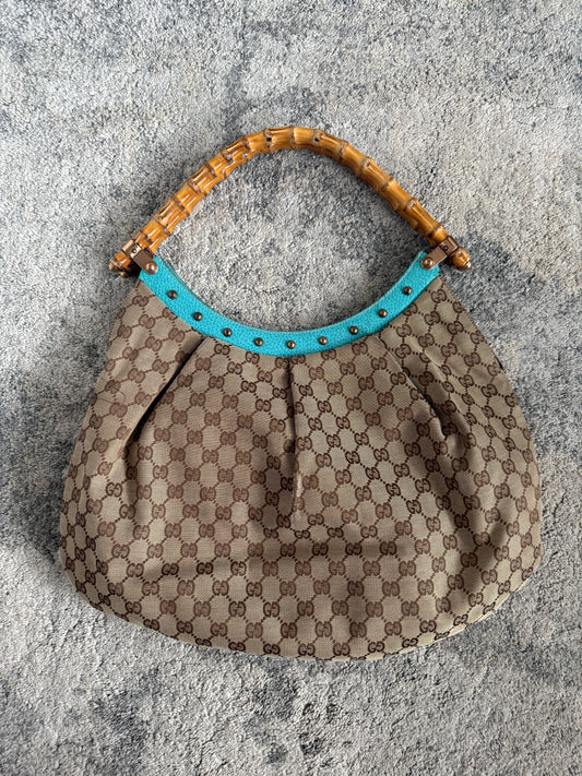 Gucci 2000’s monogram with bamboo handle