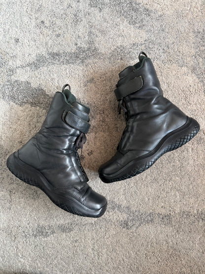 Prada FW1999 leather combat boots