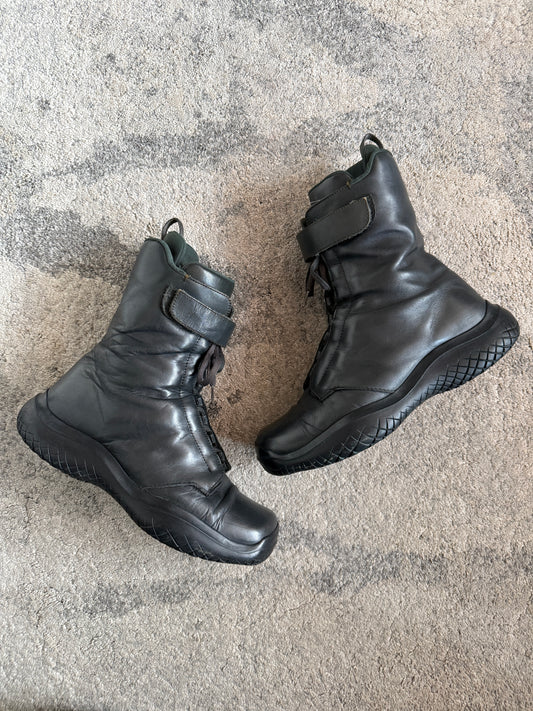 Prada FW1999 leather combat boots