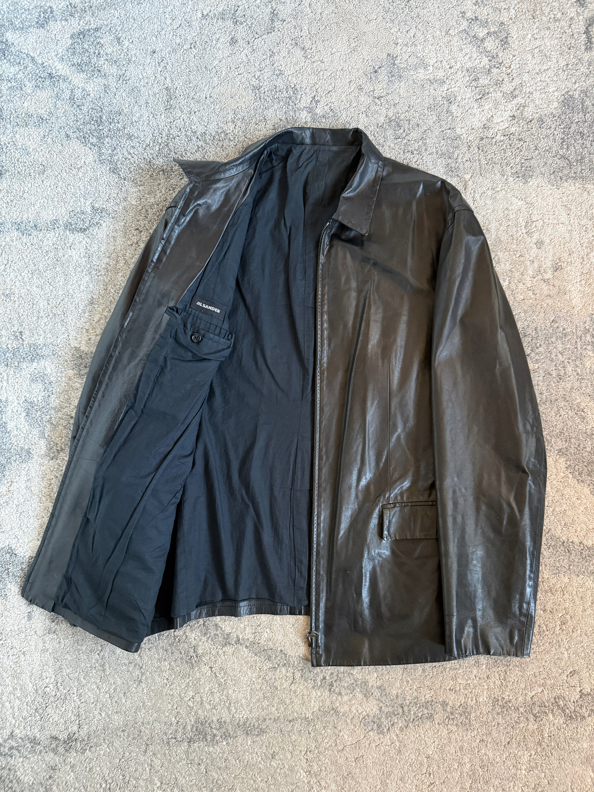 Jil Sander 2000’s leather jacket