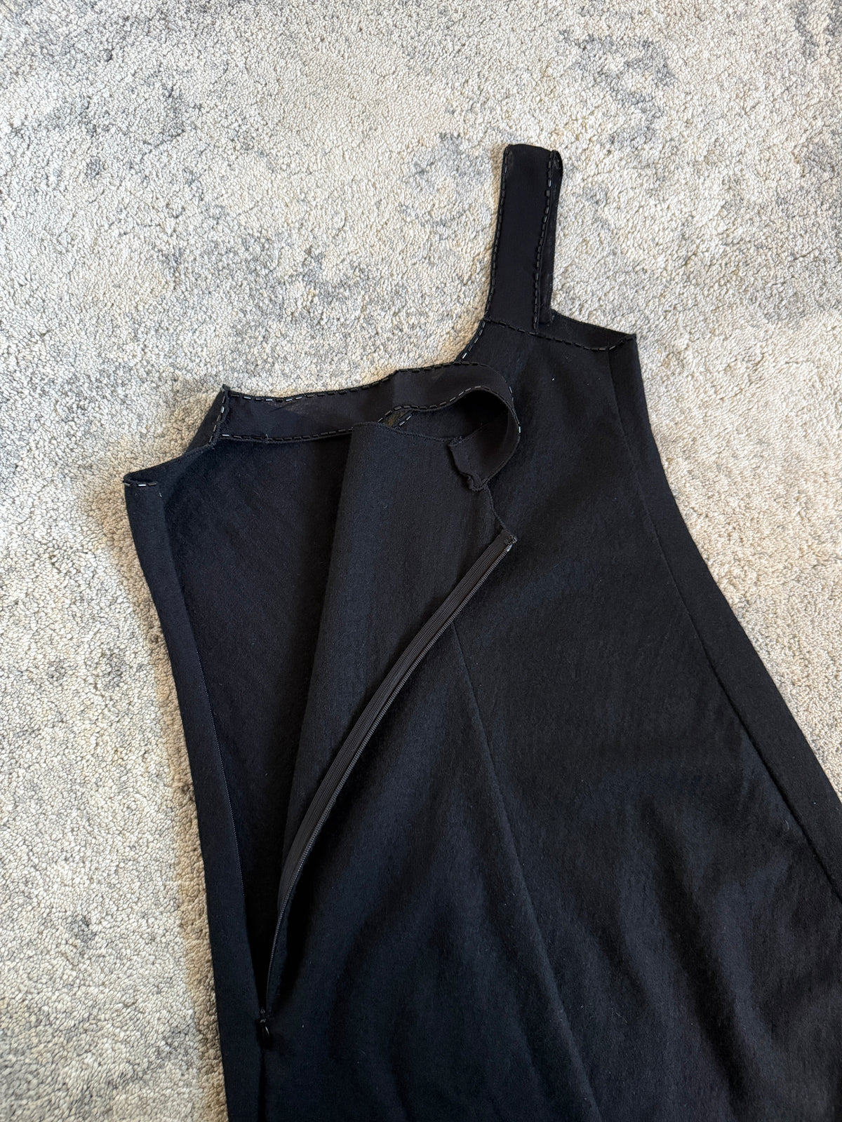 Prada FW1997 wool embellished dress