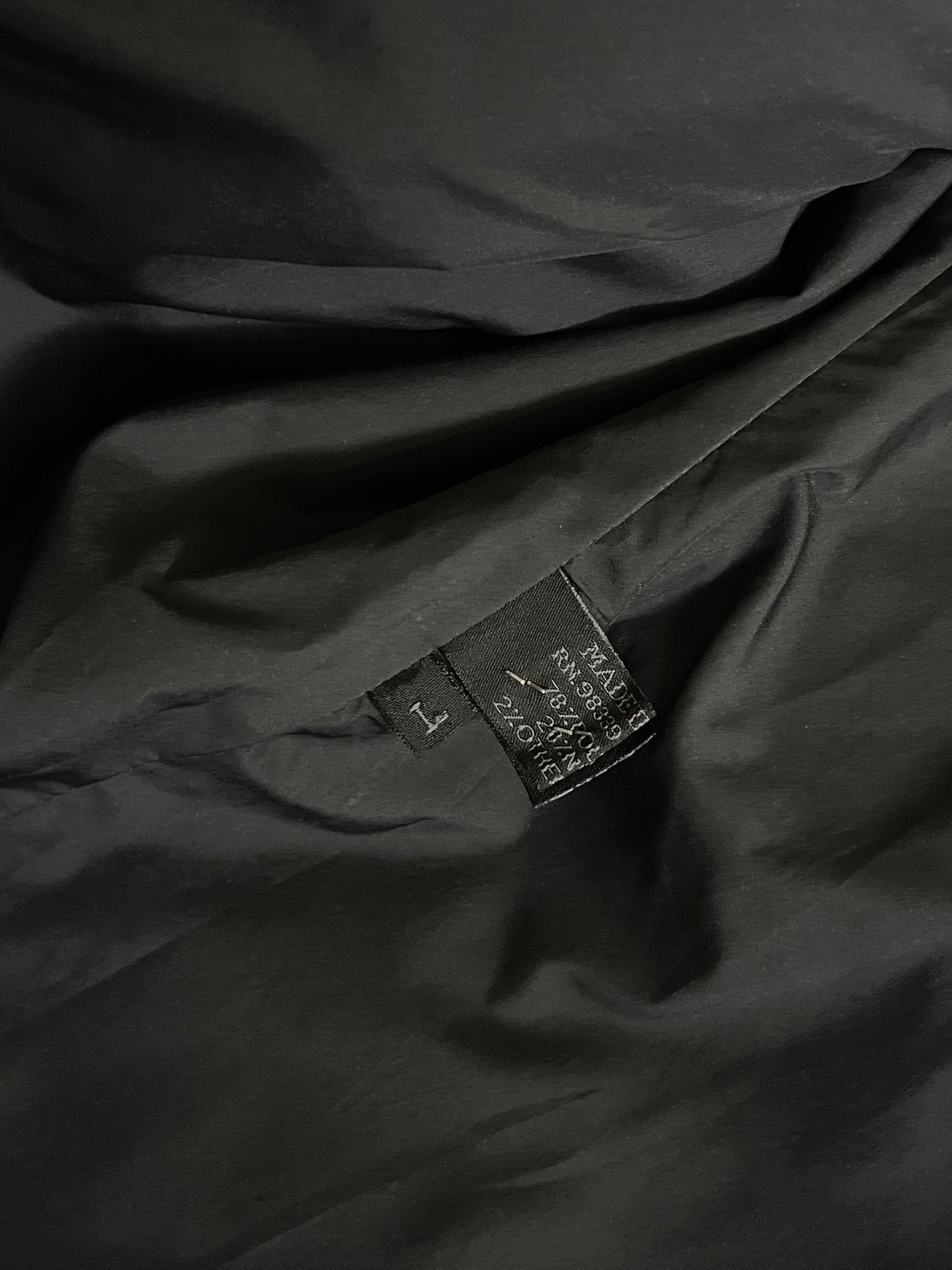 Prada FW1999 heavy nylon long coat