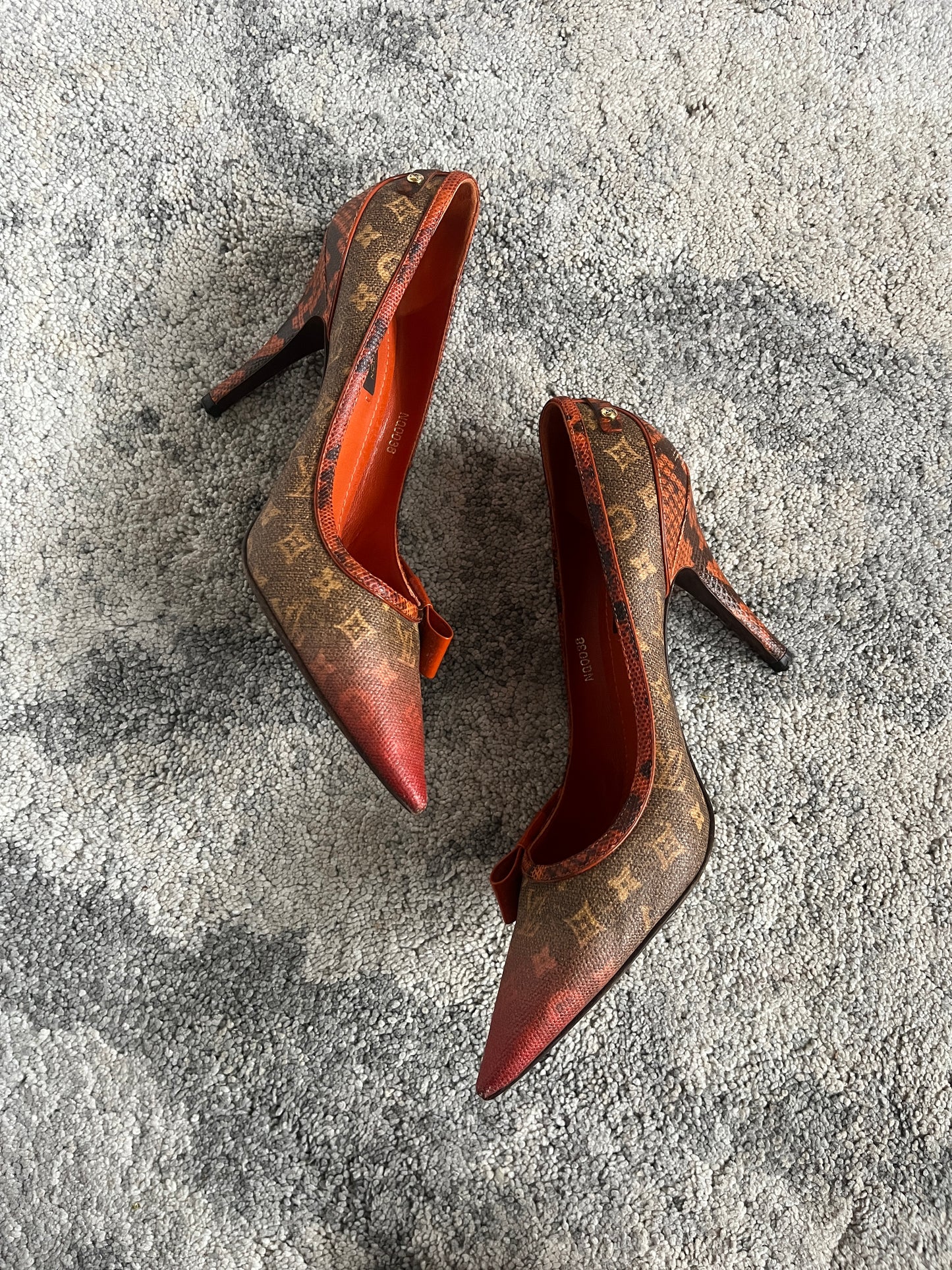 Louis Vuitton SS2008 Richard Prince monogram heels