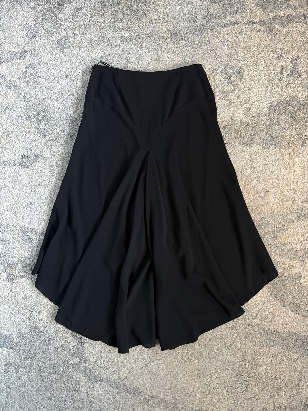 Chloé SS2001 viscose & polyester maxi skirt