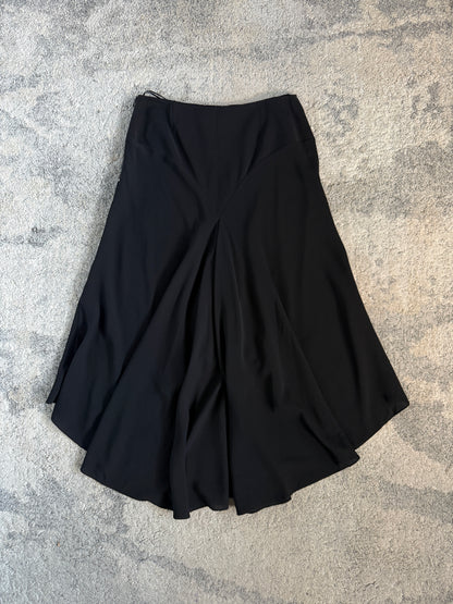 Chloé SS2001 viscose & polyester maxi skirt