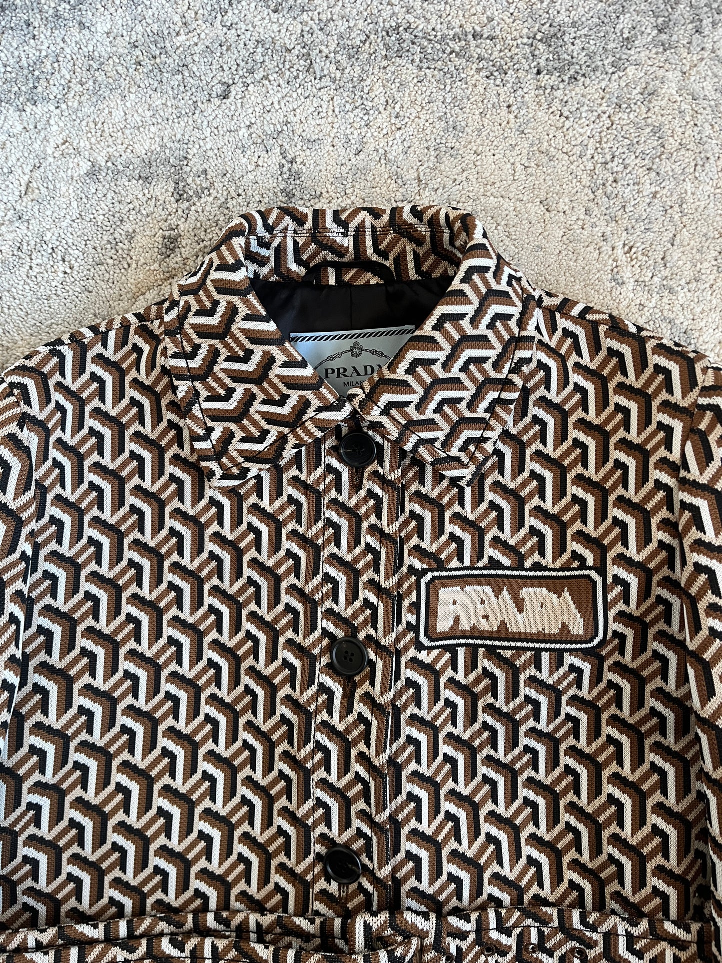 Prada FW2018 jacquard jacket
